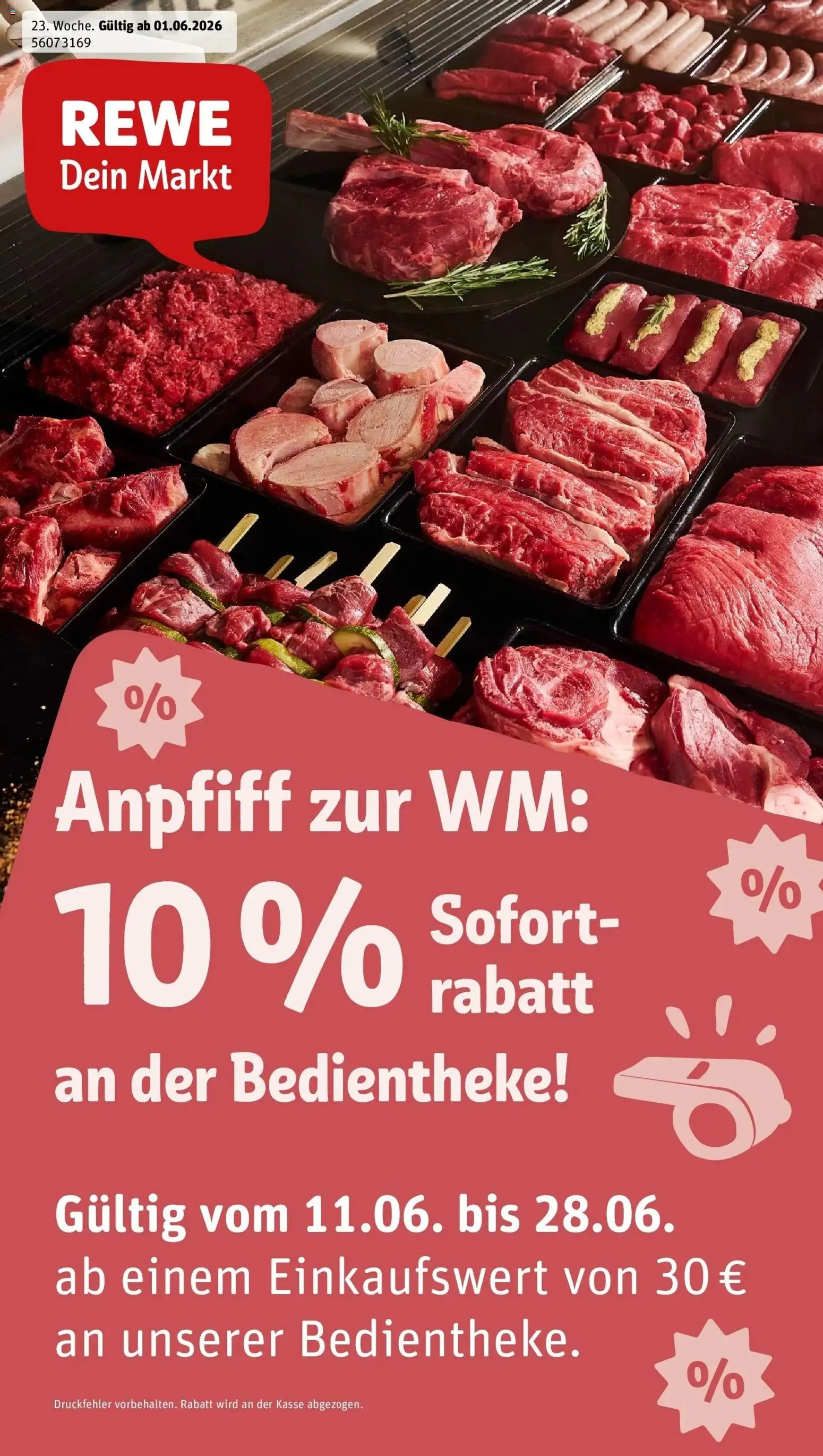 Vorschau von dem Prospekt des Geschäftes Rewe, gültig ab dem 01.06.2026