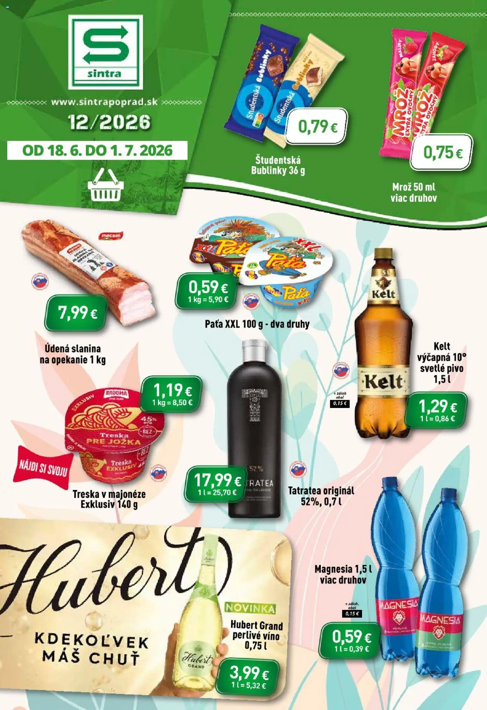 Náhľad Sintra letáku platného od 18.06.2026