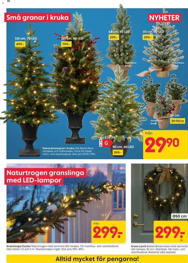 Nytt Rusta reklamblad från 12/10