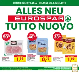 Anteprima dell'opuscolo Eurospar volantino Tutto Nuovo Bolzano dal negozio Eurospar valido da 17/09/2026