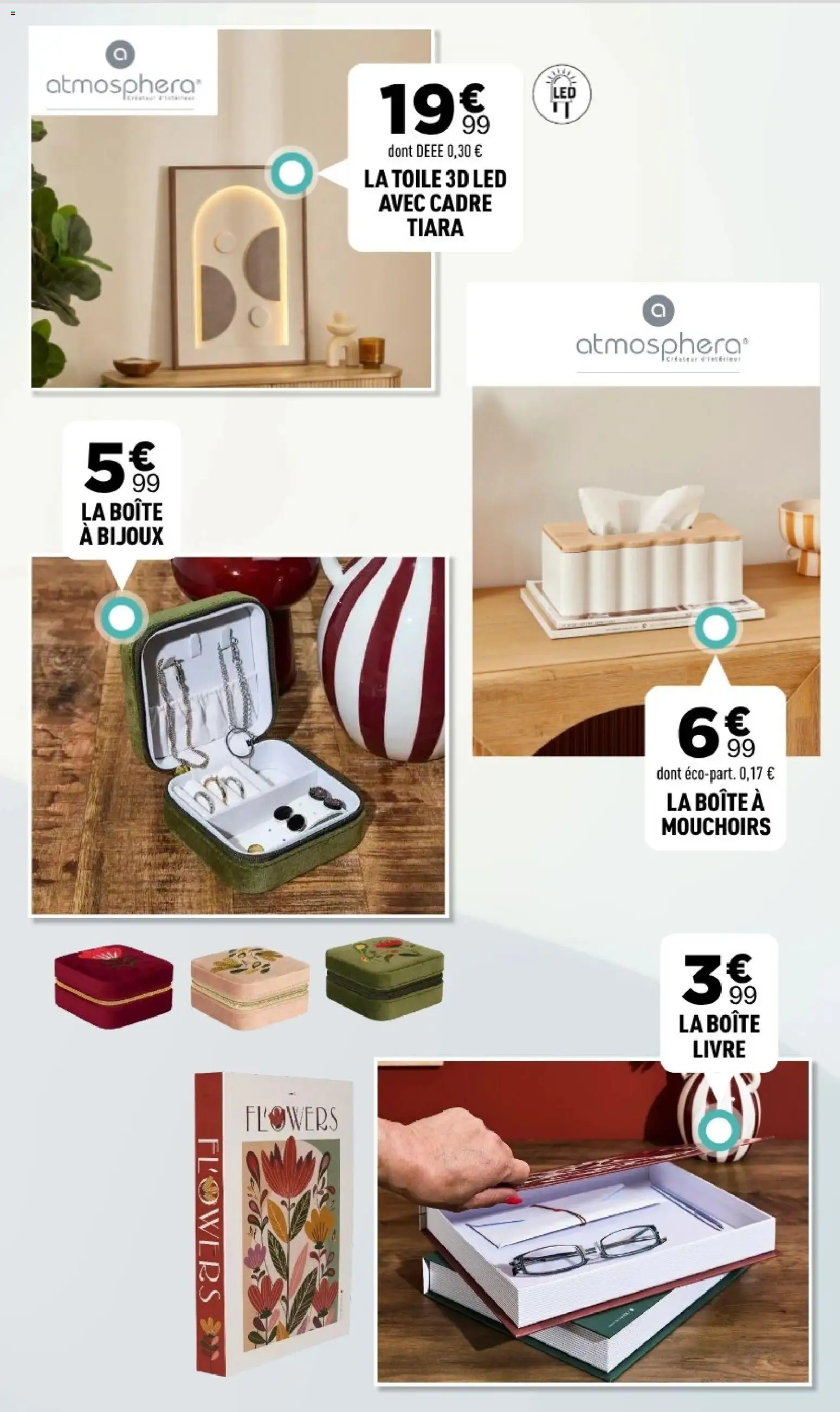 Prévisualisation de Centrakor catalogue du magasin Centrakor formulaire valide 19/10/2026 - Livre, Bijoux, Cadre, Boîte à bijoux, Mouchoirs, Boîte à mouchoirs