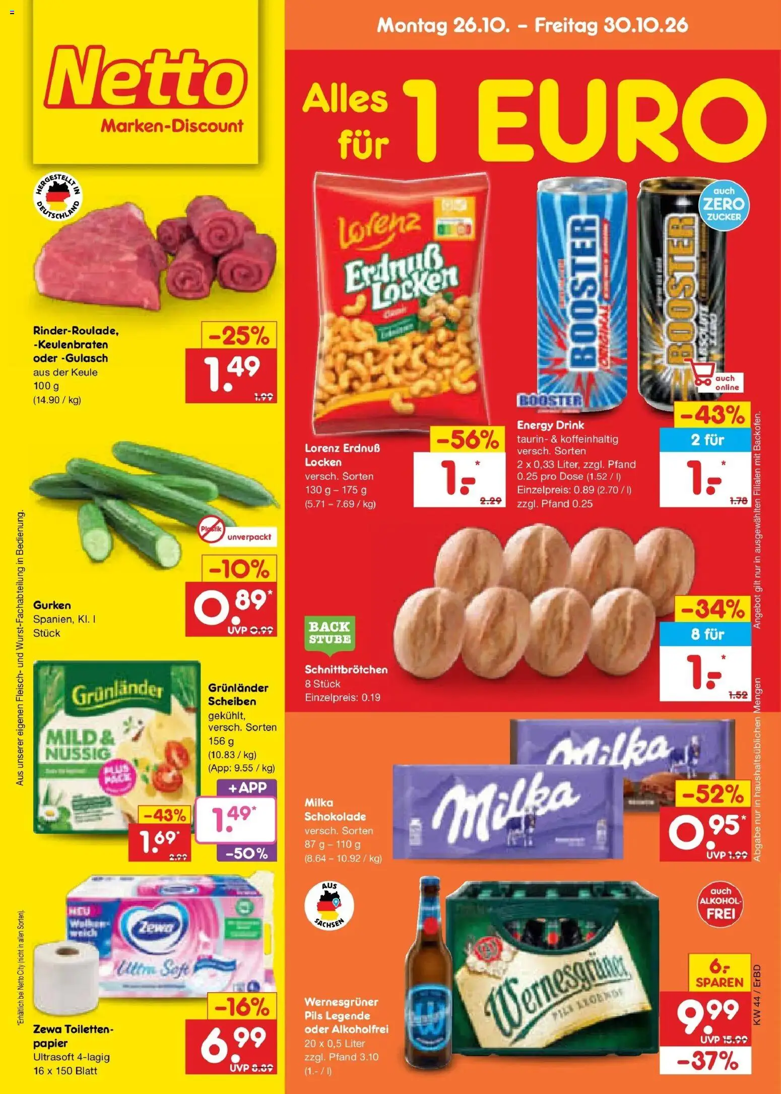 Vorschau von dem Prospekt des Geschäftes Netto Marken-Discount, gültig ab dem 26.10.2026