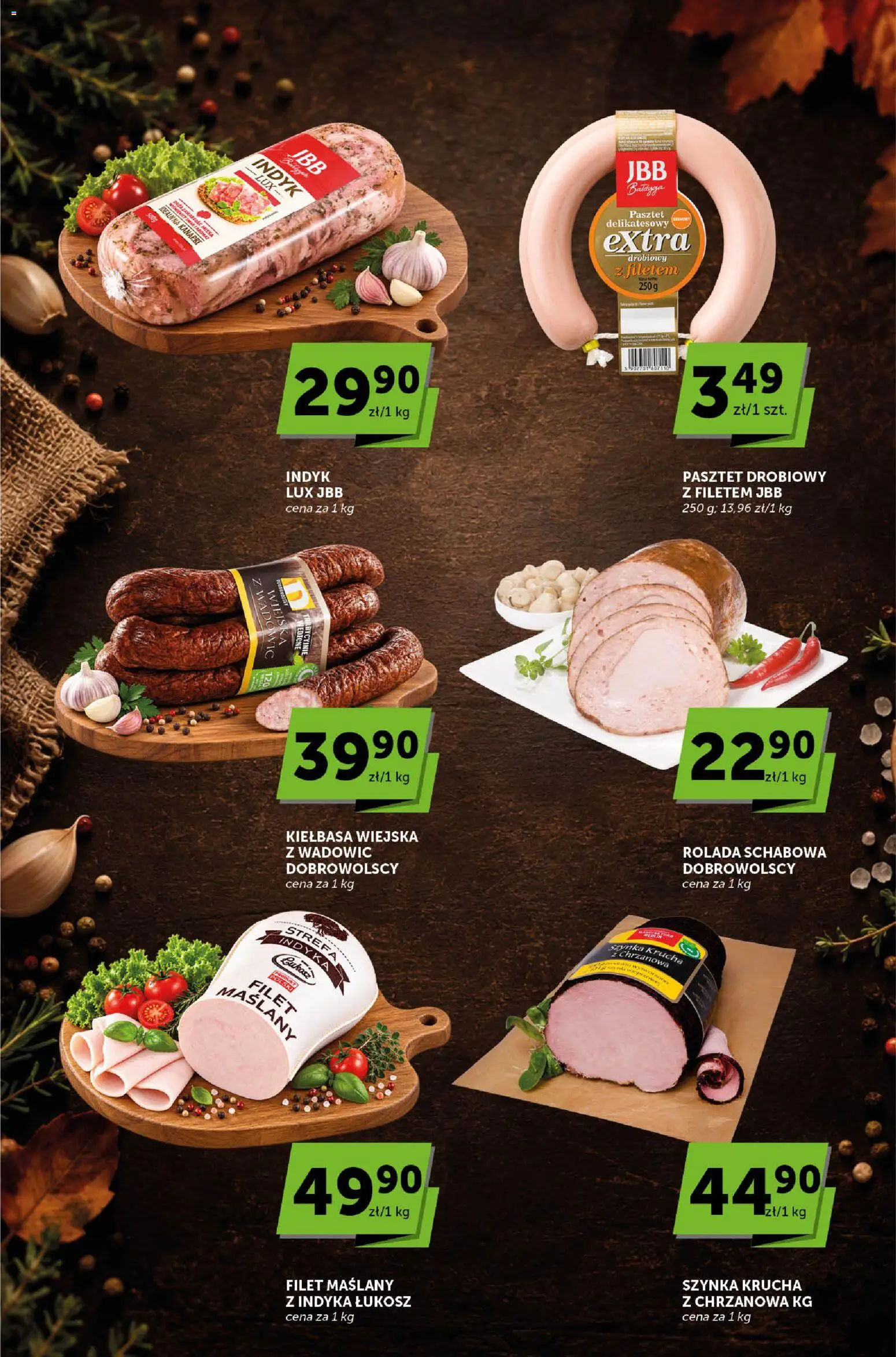 Pogląd gazetki "Groszek gazetka - Katalog" ze sklepu Groszek ważnej od 24.09.2026 - Indyk, Pasztet, Kiełbasa, Rolada, Szynka, Filet