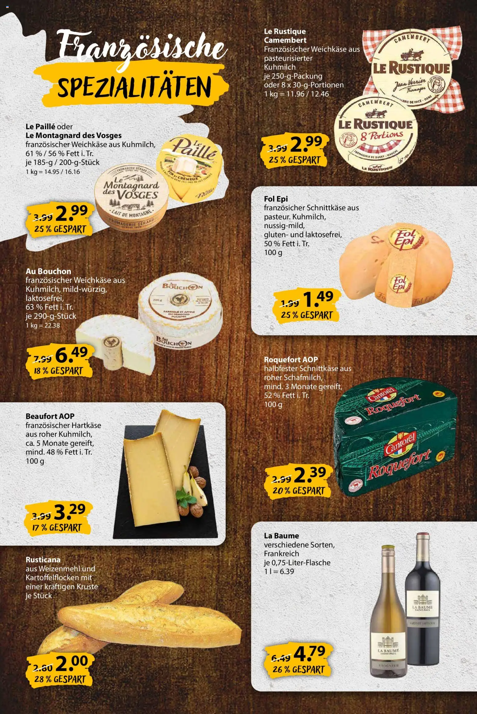 Vorschau von dem Prospekt des Geschäftes V-Markt, gültig ab dem 29.10.2026 - Camembert, Weizenmehl, Spezialitäten