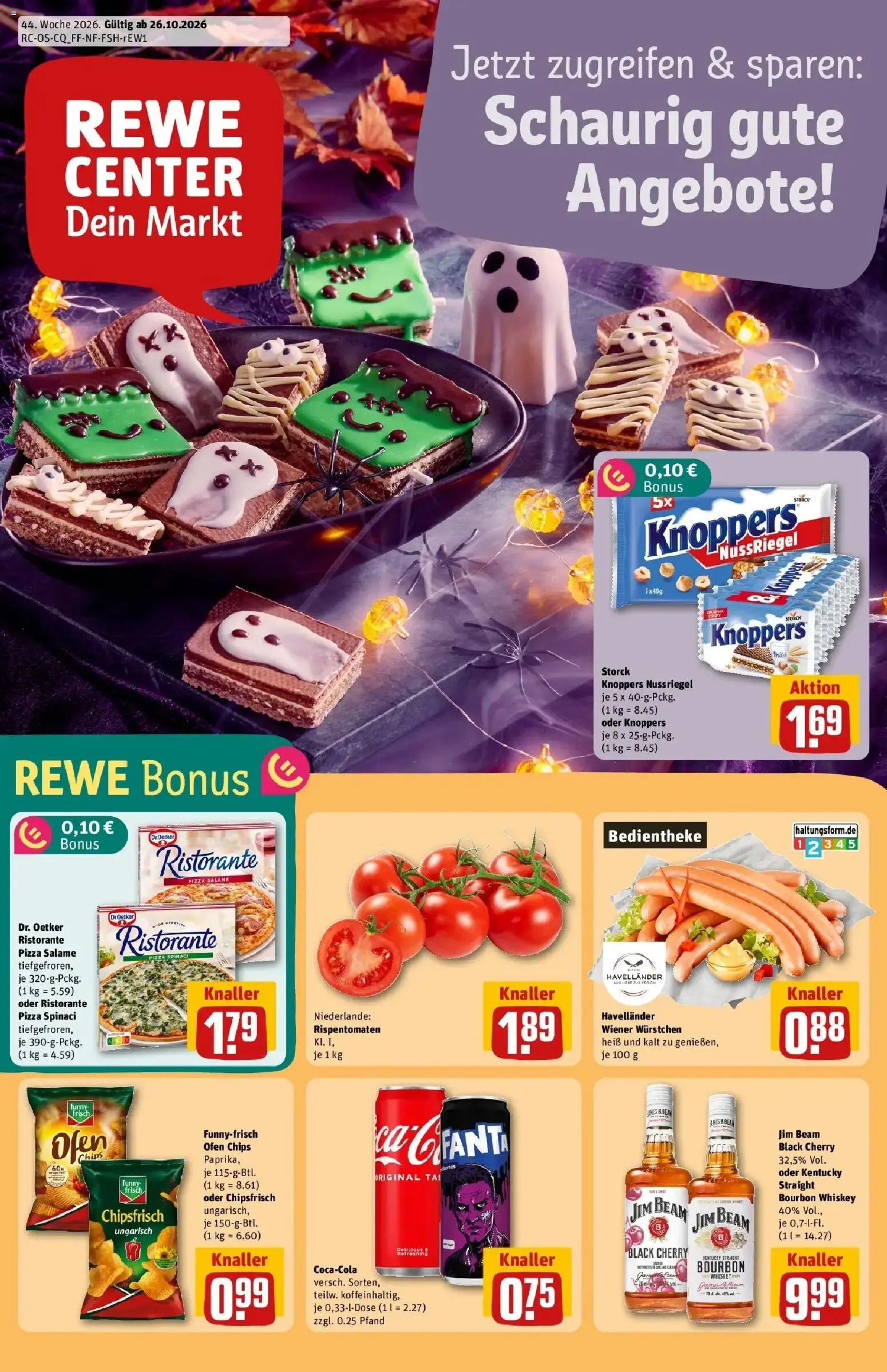 Vorschau von dem Prospekt des Geschäftes Rewe, gültig ab dem 26.10.2026