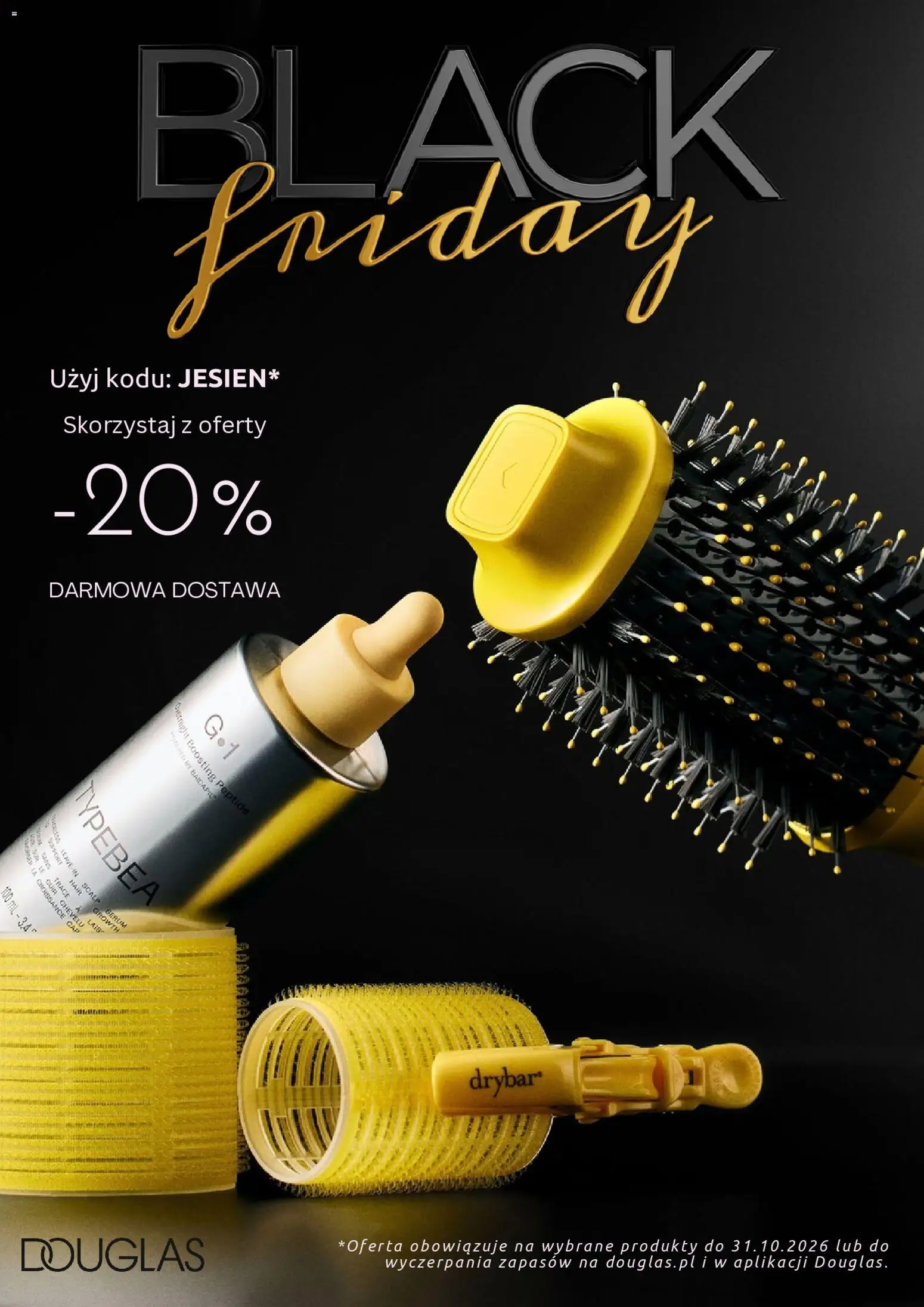 Pogląd gazetki "Douglas Black Friday" ze sklepu Douglas ważnej od 30.10.2026