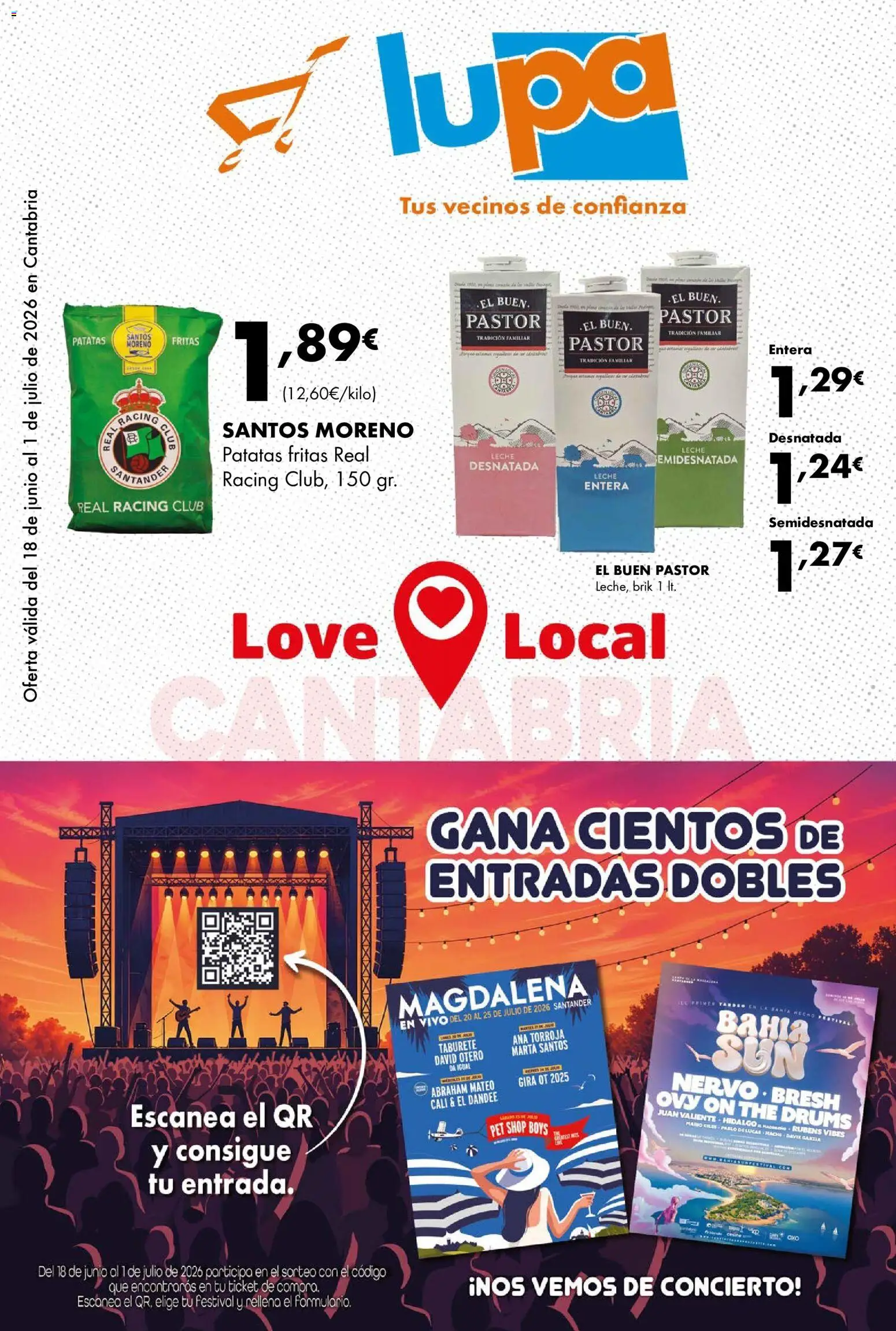 Vista previa del folleto de la tienda Lupa Supermercados válido desde el 18/06/2026 