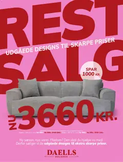 Eksempel på tilbudsavis Daells Bolighus - Tilbudsavis fra butik Daells Bolighus gyldig fra 20/05/2026