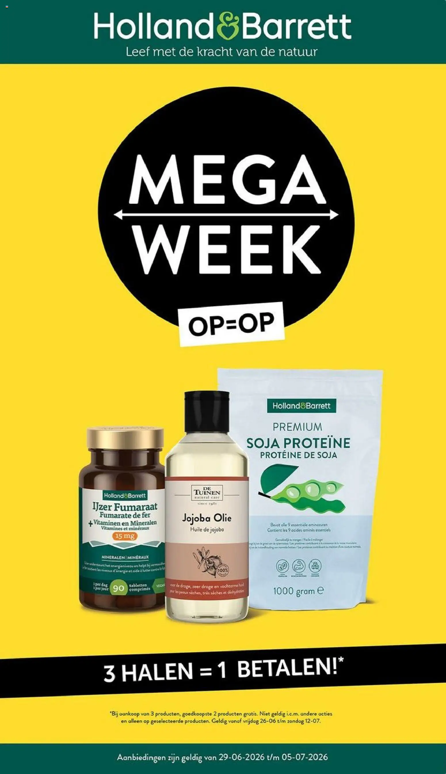 Voorbeeld van Holland & Barrett folder van winkel Holland & Barrett geldig vanaf 29-06-2026