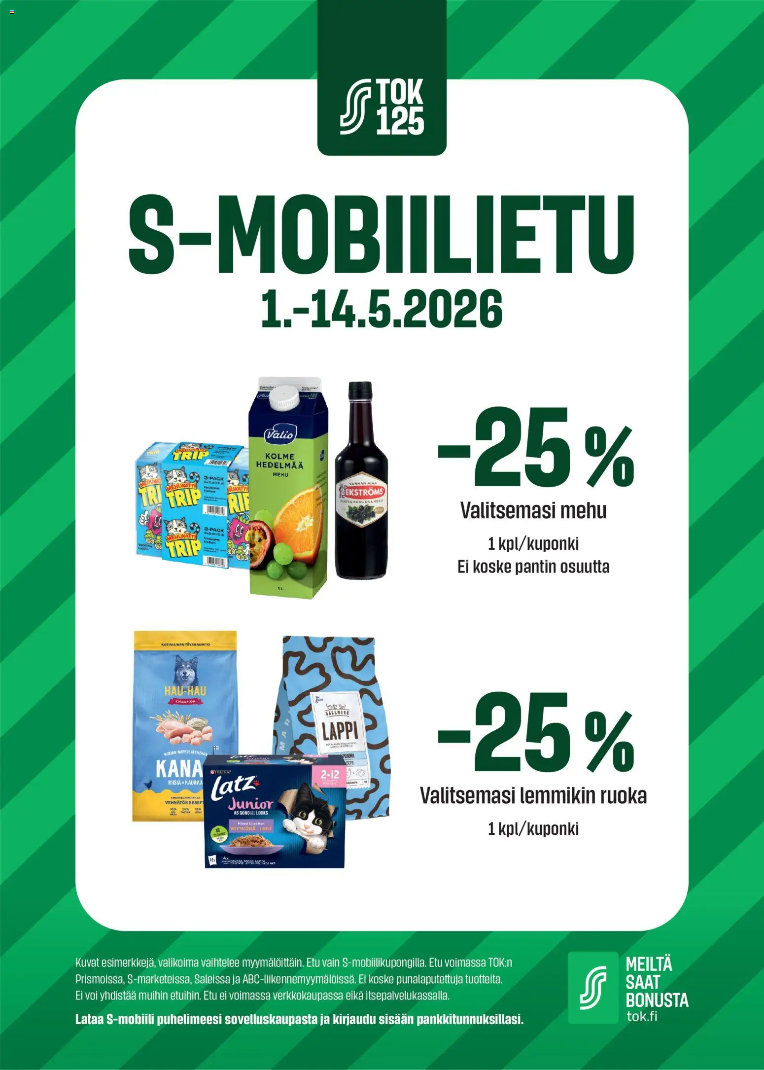 Kaupan Sale Sale - S-mobiilietu esikatselu, voimassa 01/05/2026