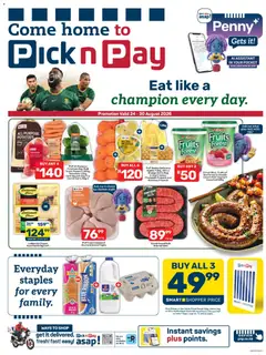 Preview of Pick n Pay flyer valid from 24/08/2026