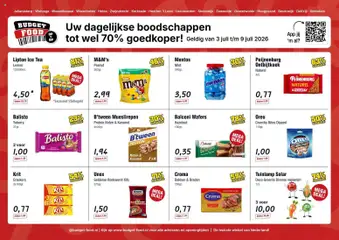 Voorbeeld van Budget Food folder van winkel Budget Food geldig vanaf 03-07-2026