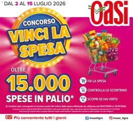Anteprima dell'opuscolo Oasi volantino dal negozio Oasi valido da 02/07/2026