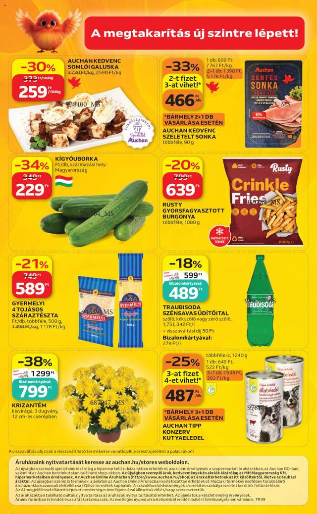 Új Auchan akciós újság 09.24.