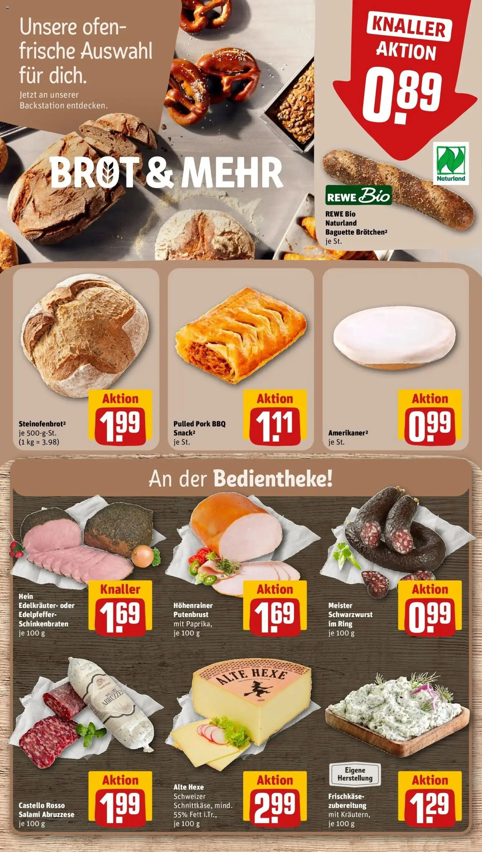Vorschau von dem Prospekt des Geschäftes Rewe, gültig ab dem 26.10.2026