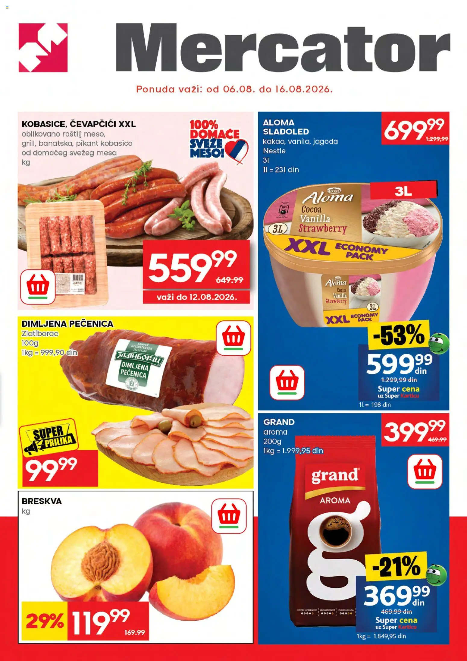 Pregled Mercator kataloga - važi od 06.08.2026
