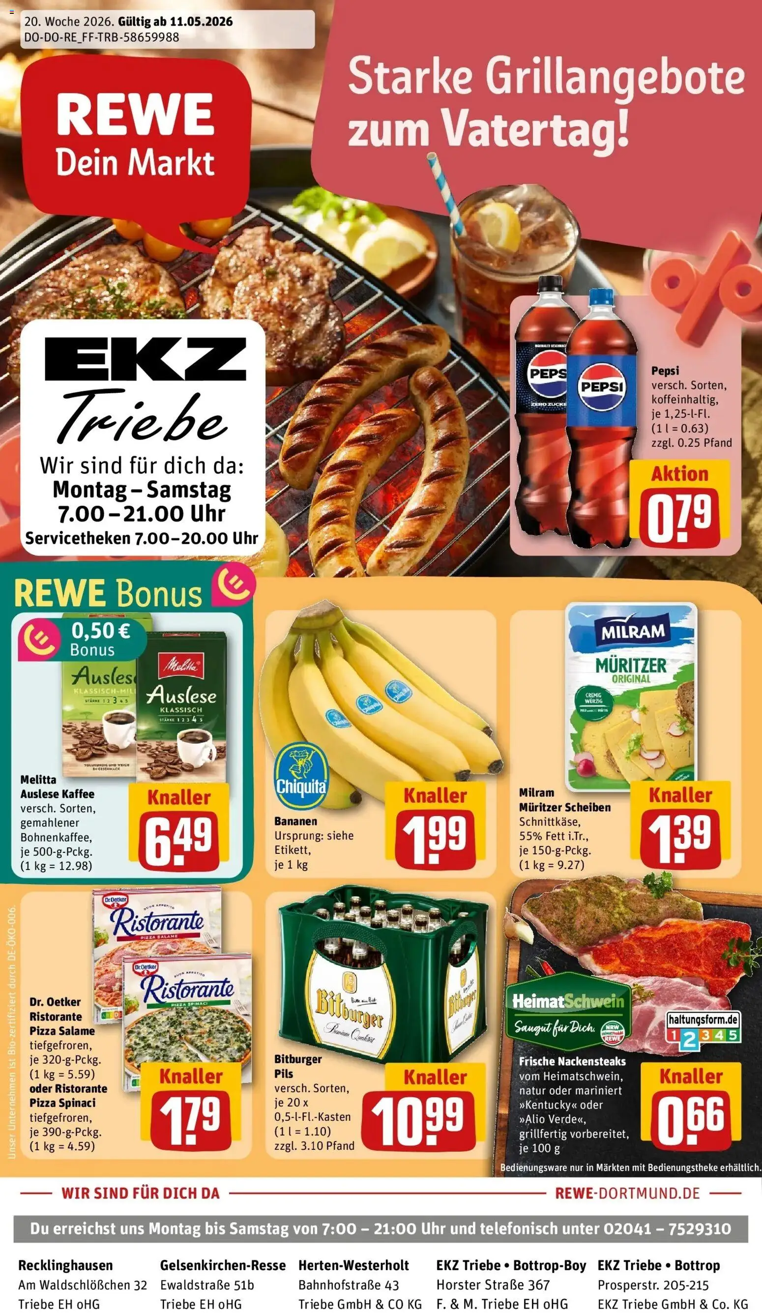 Vorschau von dem Prospekt des Geschäftes Rewe, gültig ab dem 10.05.2026