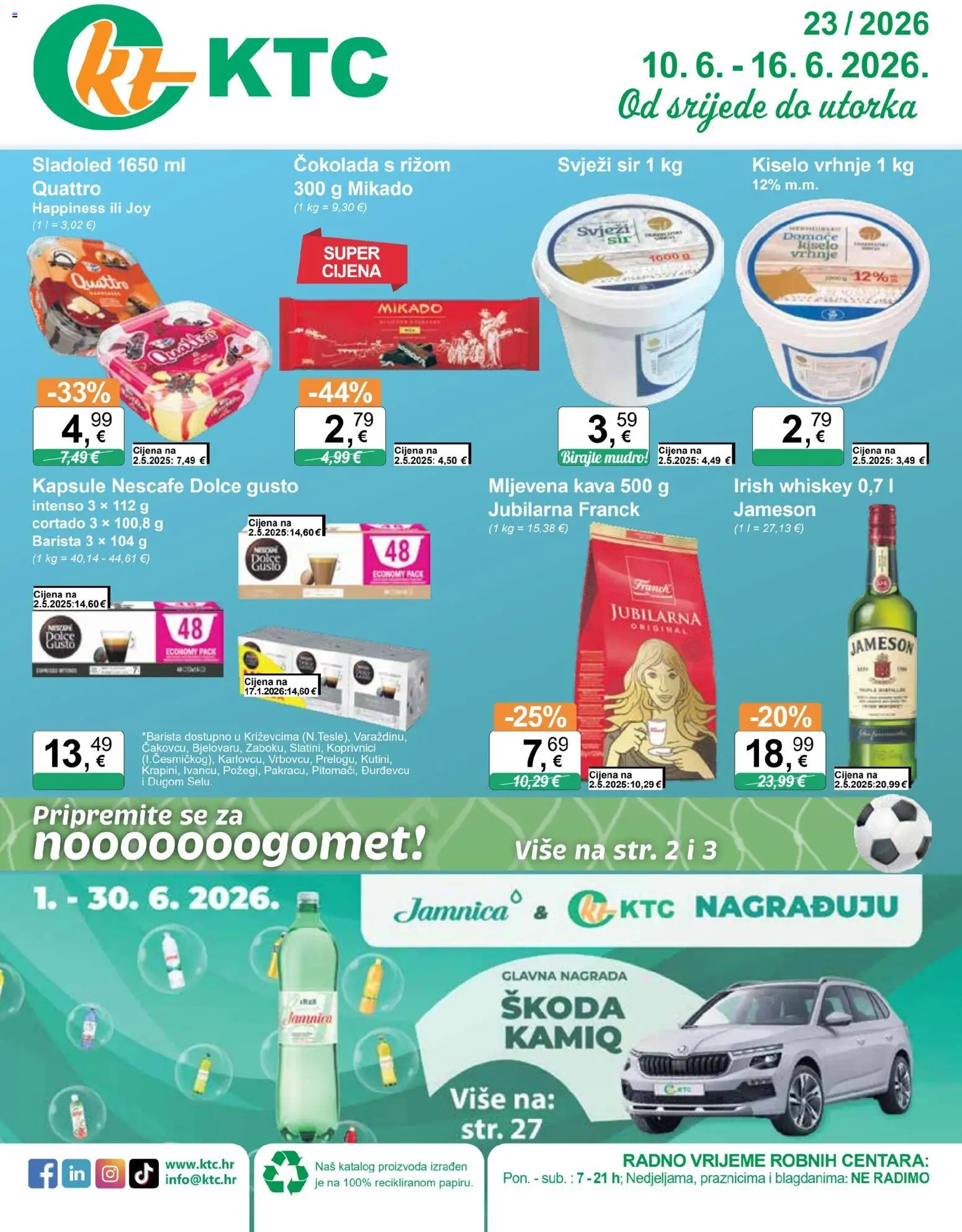 Pregled letka KTC Katalog trgovine KTC vrijedi od 10.06.2026
