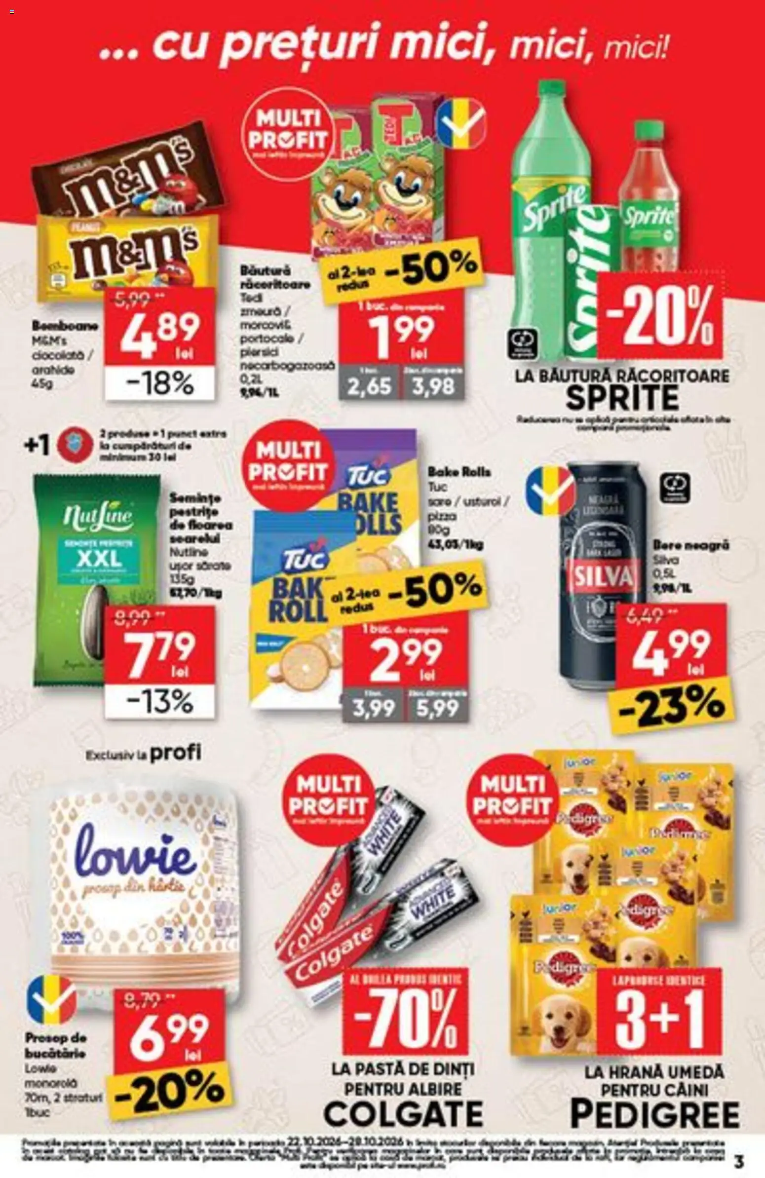 Previzualizarea de cataloage: Profi Profi Catalog Go valabil de la 22.10.2026 - Pizza, Mici, Ciocolată, Bere, Bucătărie, Semințe, Pastă de dinți, Bautura racoritoare