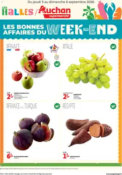 Prévisualisation de Auchan Les bons plan du week end- super du magasin Auchan formulaire valide 03/09/2026