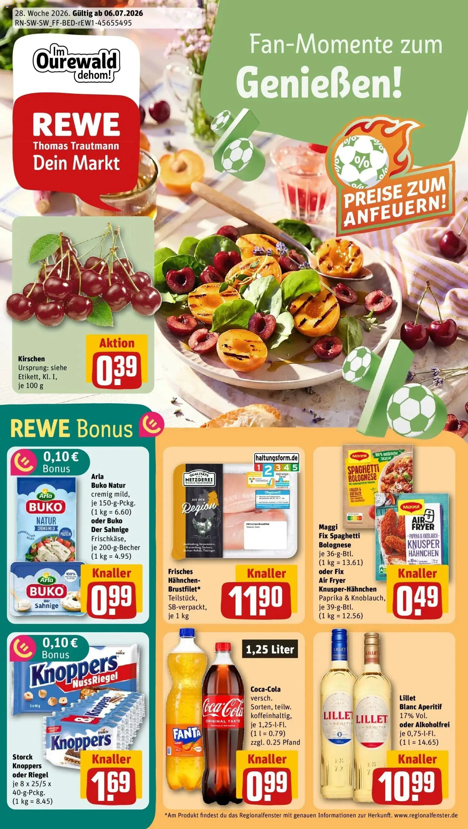 Vorschau von dem Prospekt des Geschäftes Rewe, gültig ab dem 05.07.2026