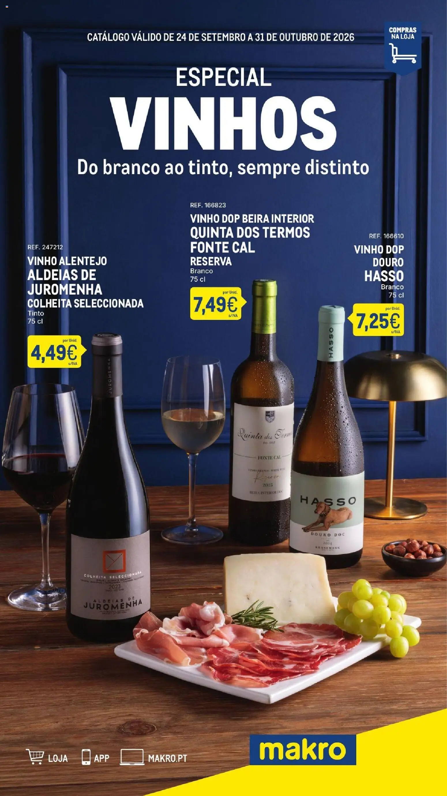 Pré-visualização do folheto da loja Makro válida a partir de 24/09/2026 - Vinho