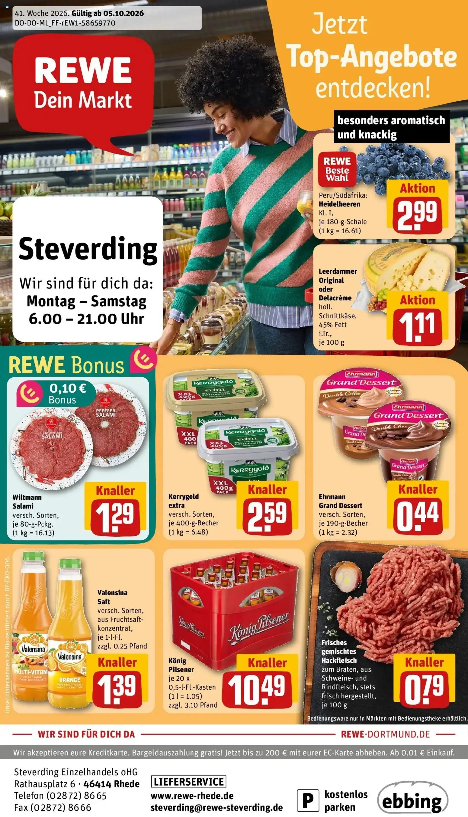 Vorschau von dem Prospekt des Geschäftes Rewe, gültig ab dem 05.10.2026