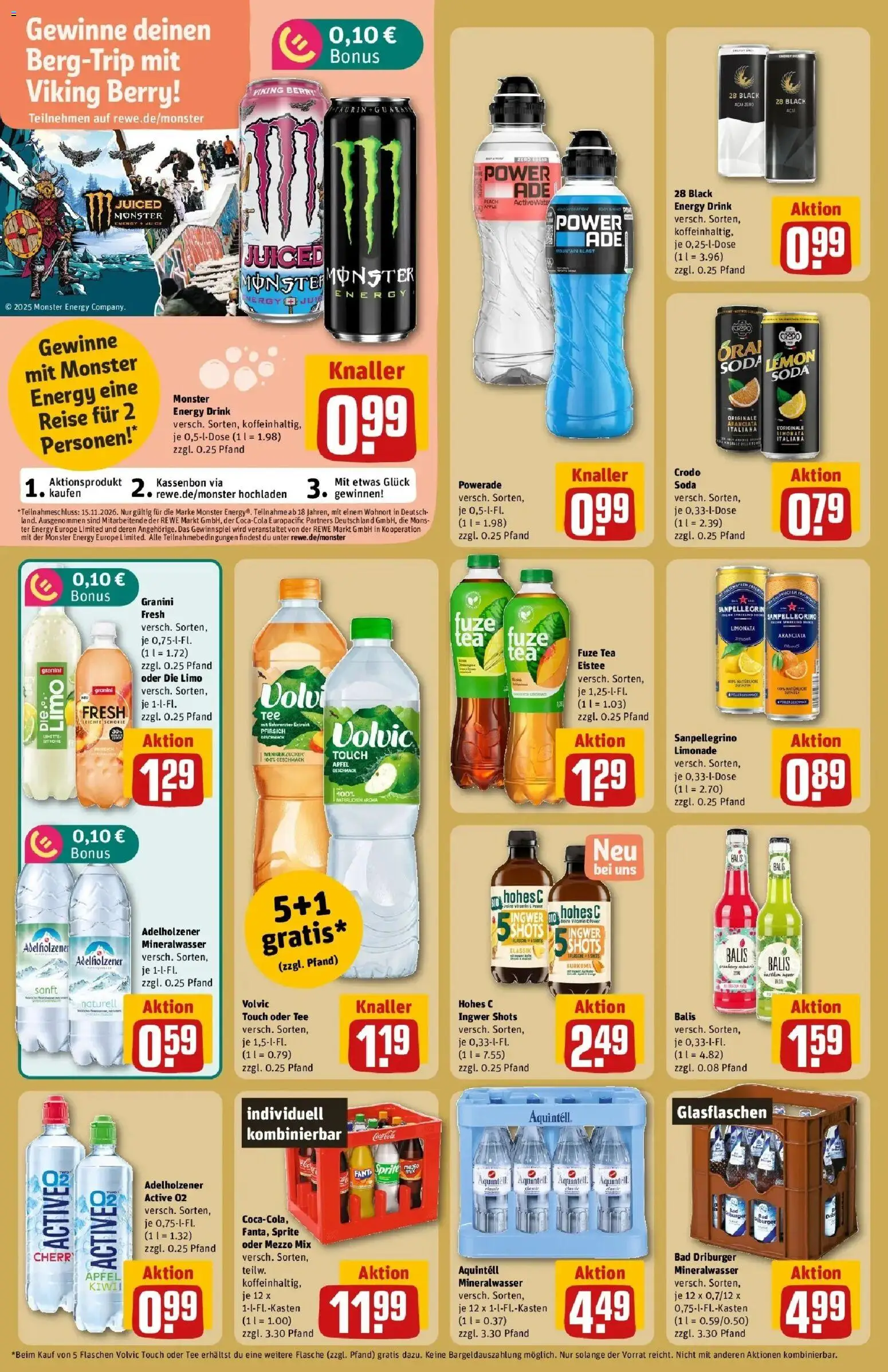 Vorschau von dem Prospekt des Geschäftes Rewe, gültig ab dem 26.10.2026