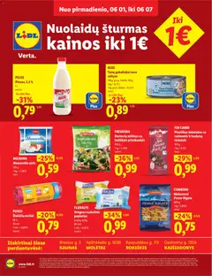 LIDL parduotuvės leidinio LIDL leidinys - Nuolaidų šturmas galiojančio nuo 2026.06.01 peržiūra