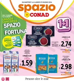 Anteprima dell'opuscolo Spazio Conad volantino dal negozio Spazio Conad valido da 16/06/2026