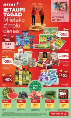 Skatīt Rimi akciju bukletu, derīgs no 04.08.2026.