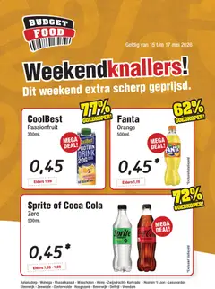Voorbeeld van Budget Food folder - Weekendfolder van winkel Budget Food geldig vanaf 15-05-2026