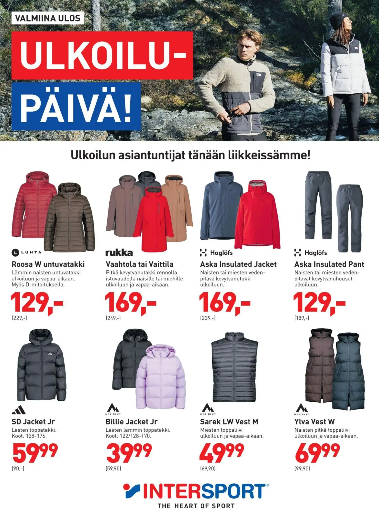 Kaupan Intersport Intersport Ulkoilu päivä esikatselu, voimassa 26/09/2026
