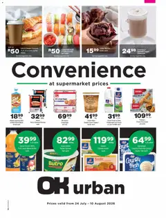 Preview of OK Foods flyer valid from 24/07/2026