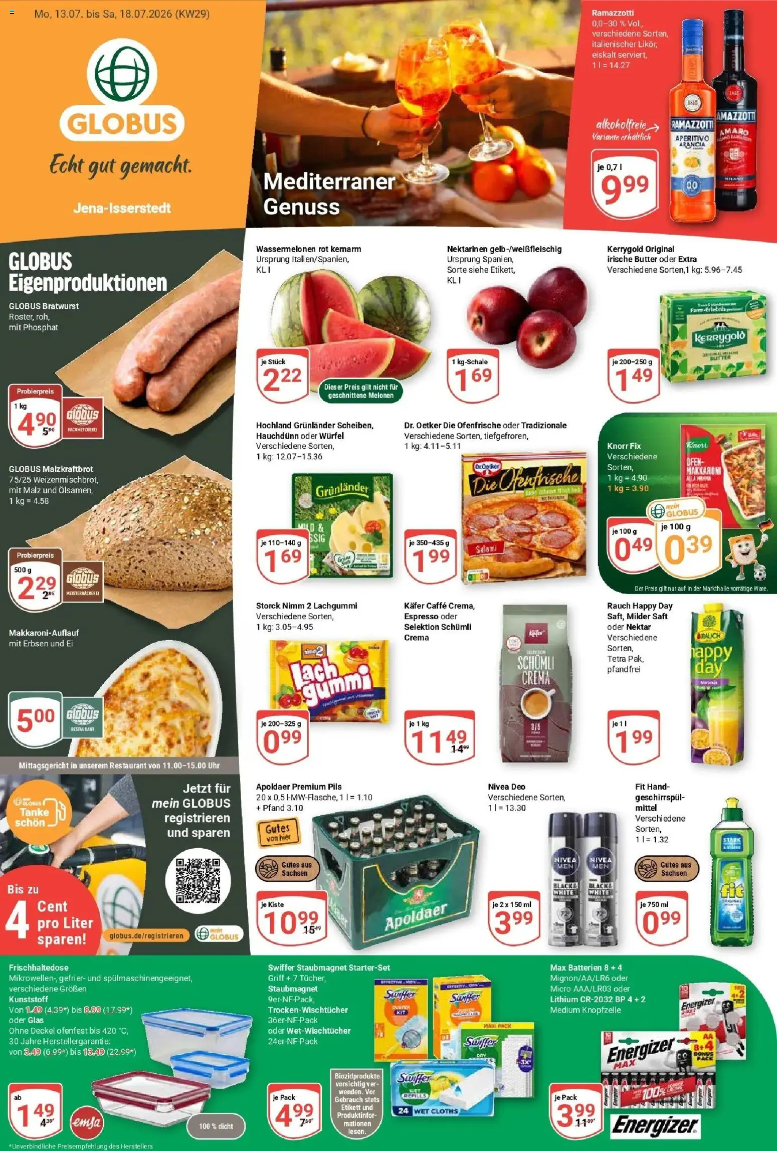 Vorschau von dem Prospekt des Geschäftes Globus, gültig ab dem 13.07.2026