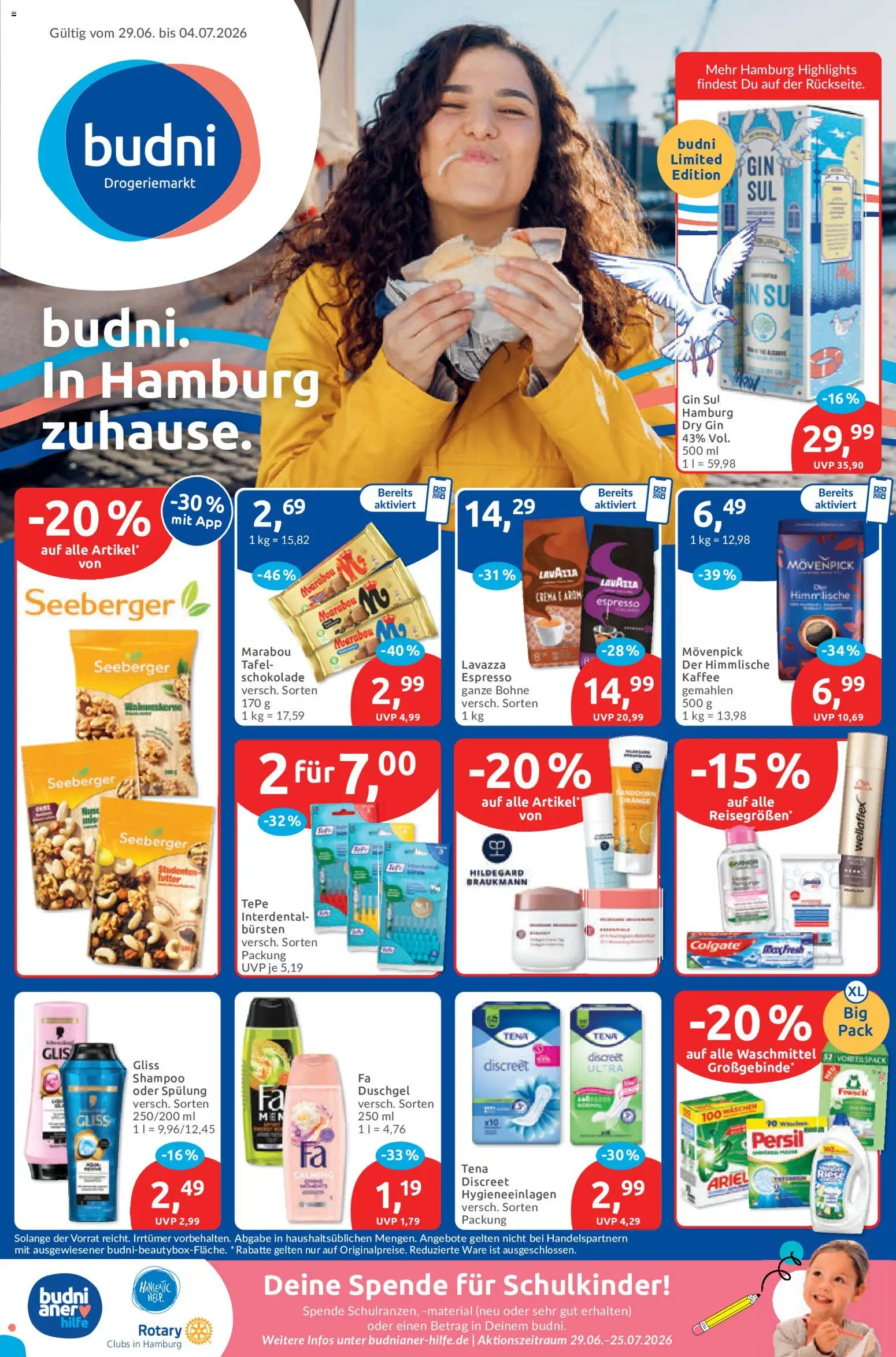 Vorschau von dem Prospekt des Geschäftes Budni, gültig ab dem 29.06.2026