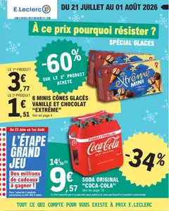 Prévisualisation de E.Leclerc catalogue du magasin E.Leclerc formulaire valide 21/07/2026