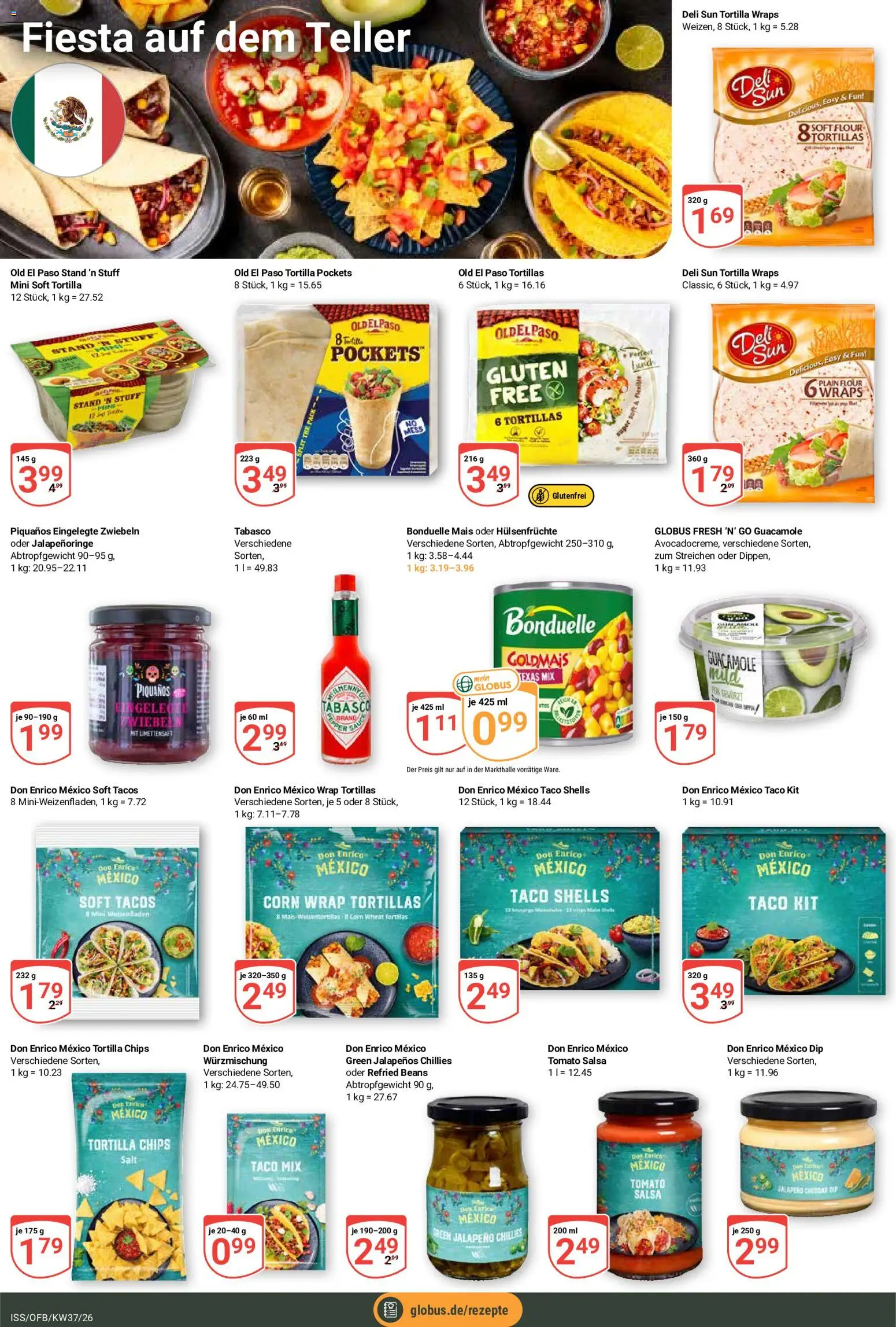 Vorschau von dem Prospekt des Geschäftes Globus, gültig ab dem 07.09.2026 - Chips, Tortillas, Mais, Zwiebeln