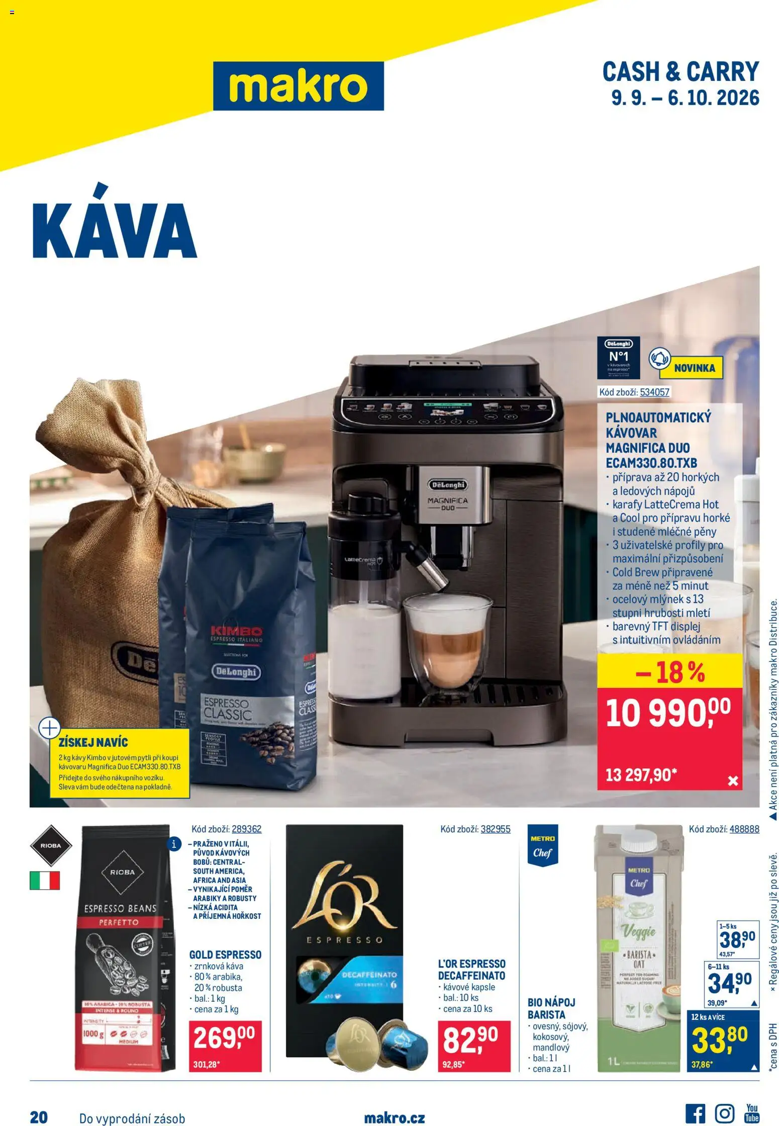 Náhled nabídky: Makro Makro leták - Káva platný od 09.09.2026
