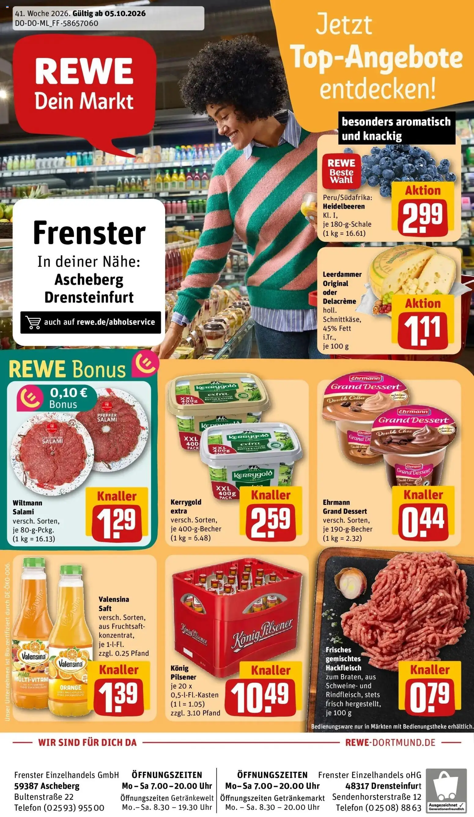 Vorschau von dem Prospekt des Geschäftes Rewe, gültig ab dem 05.10.2026