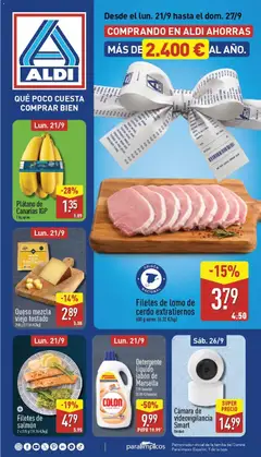 Vista previa del folleto de la tienda Aldi válido desde el 21/09/2026 