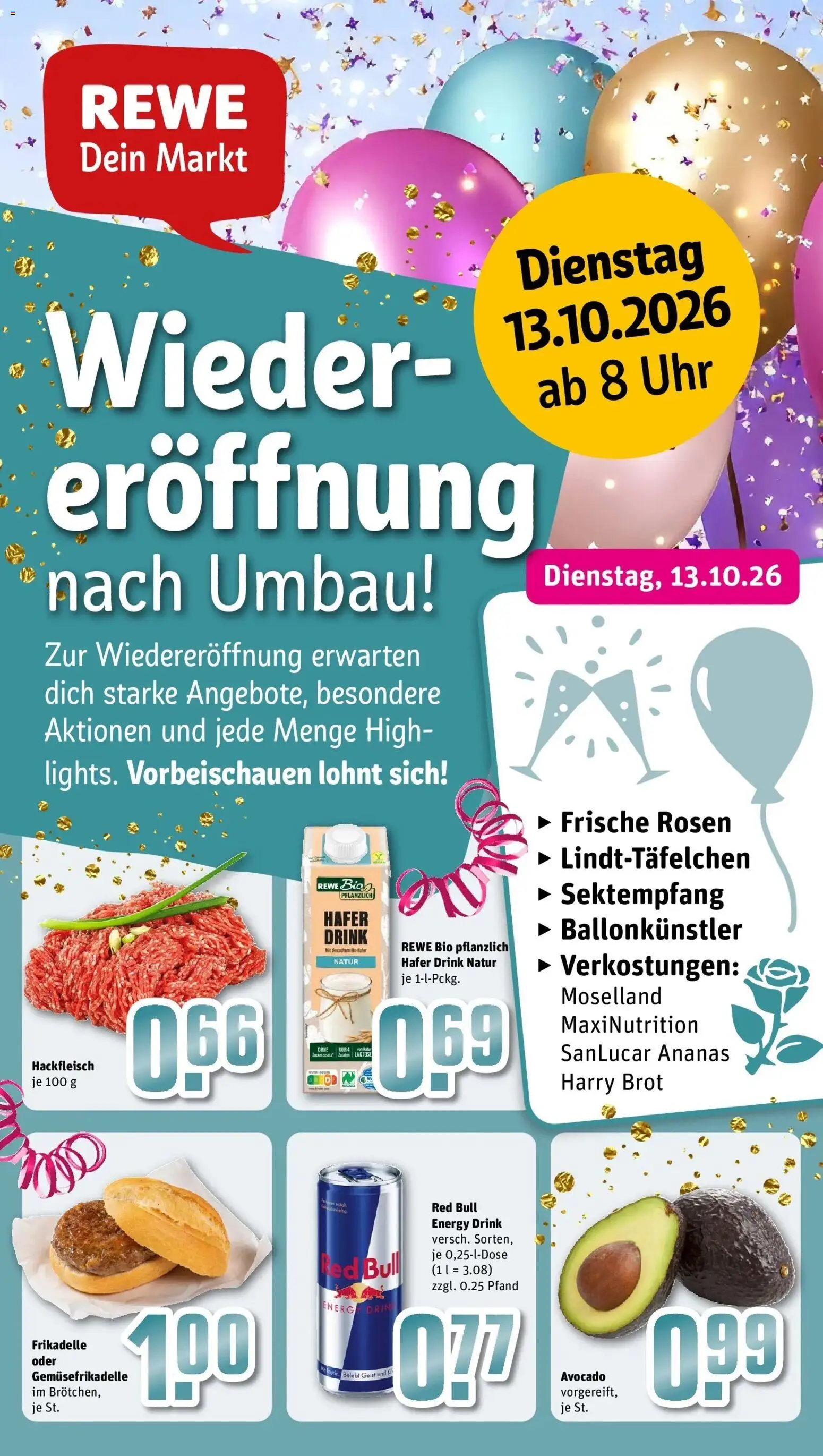 Vorschau von dem Prospekt des Geschäftes Rewe, gültig ab dem 12.10.2026
