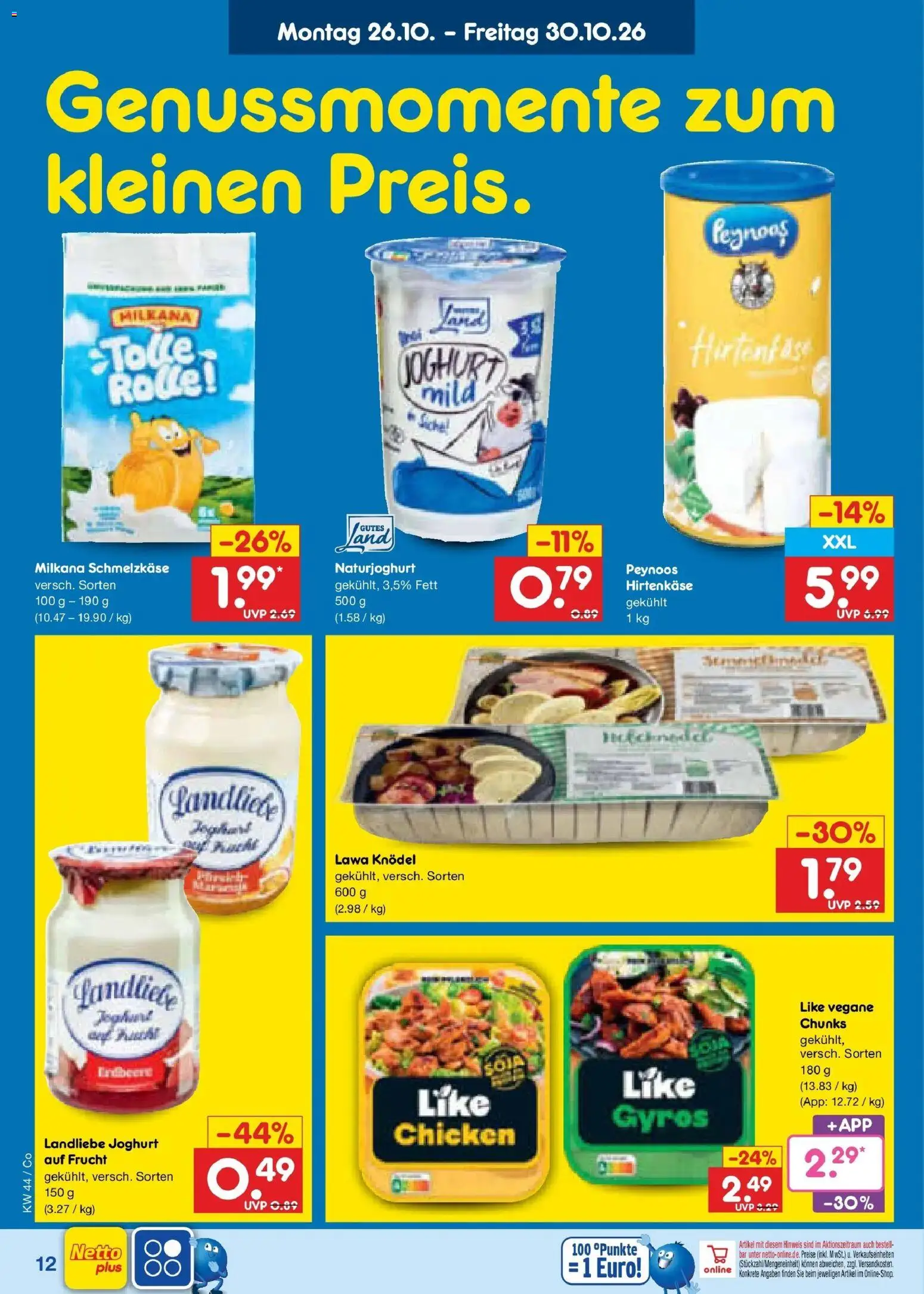 Vorschau von dem Prospekt des Geschäftes Netto Marken-Discount, gültig ab dem 26.10.2026