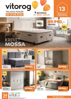 Pregled Vitorog kataloga - važi od 20.08.2026