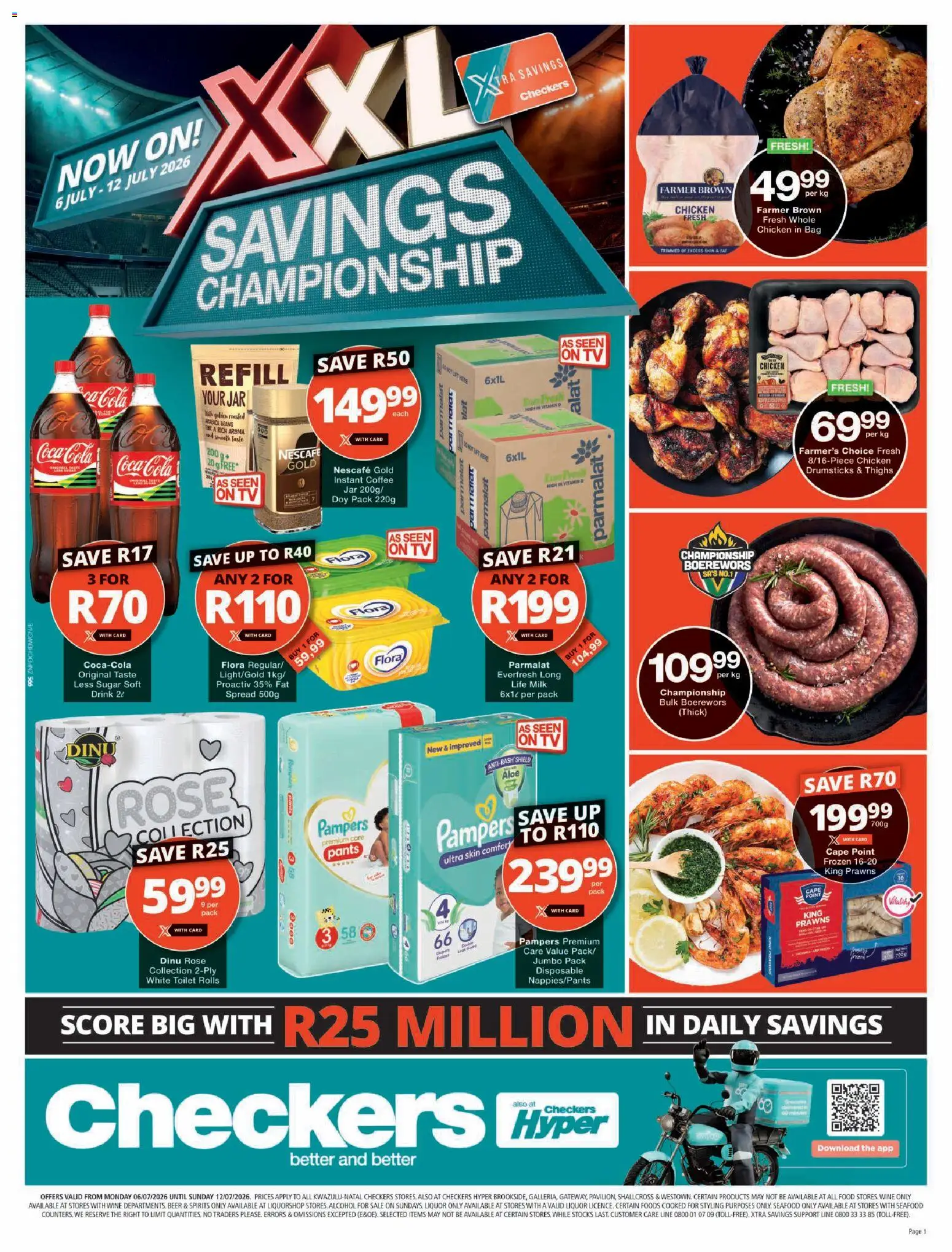 Preview of Checkers flyer valid from 06/07/2026