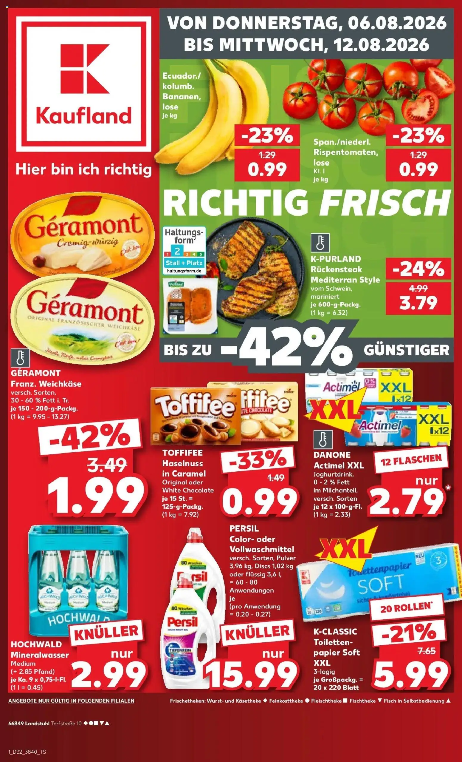 Vorschau von dem Prospekt des Geschäftes Kaufland, gültig ab dem 06.08.2026