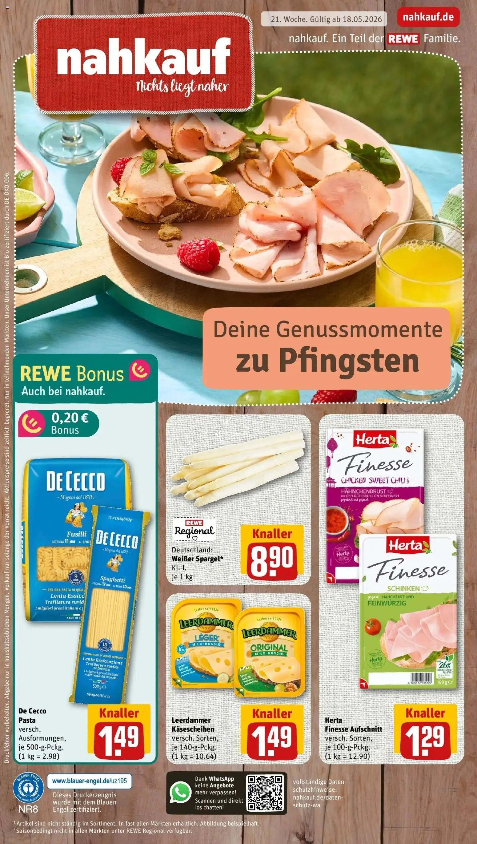 Vorschau von dem Prospekt des Geschäftes Rewe, gültig ab dem 17.05.2026