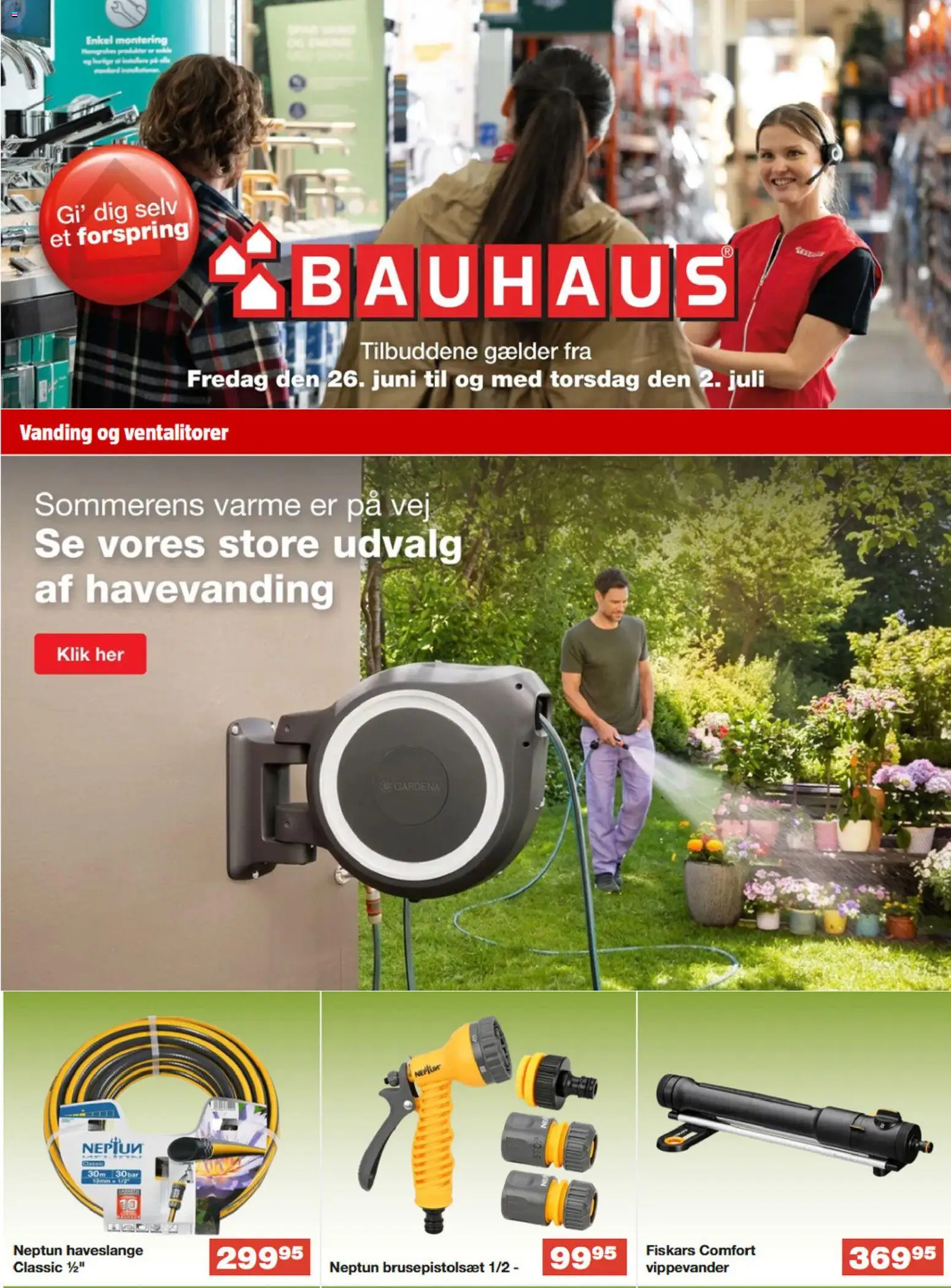 Eksempel på tilbudsavis Bauhaus - Tilbudsavis uge 27 fra butik Bauhaus gyldig fra 26/06/2026