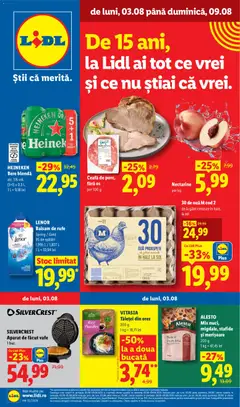 Previzualizarea de cataloage: Lidl Lidl Catalog valabil de la 03.08.2026
