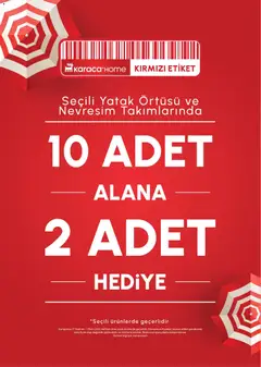 Karaca Home Karaca Home 10 Adet Alana 2 Adet Hediye 17.06.2026 - Broşürünün önizlemesi